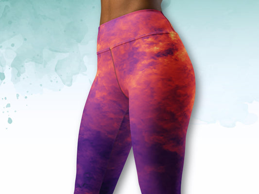 High-Waist Gradient Turbulence Workout Yoga Set