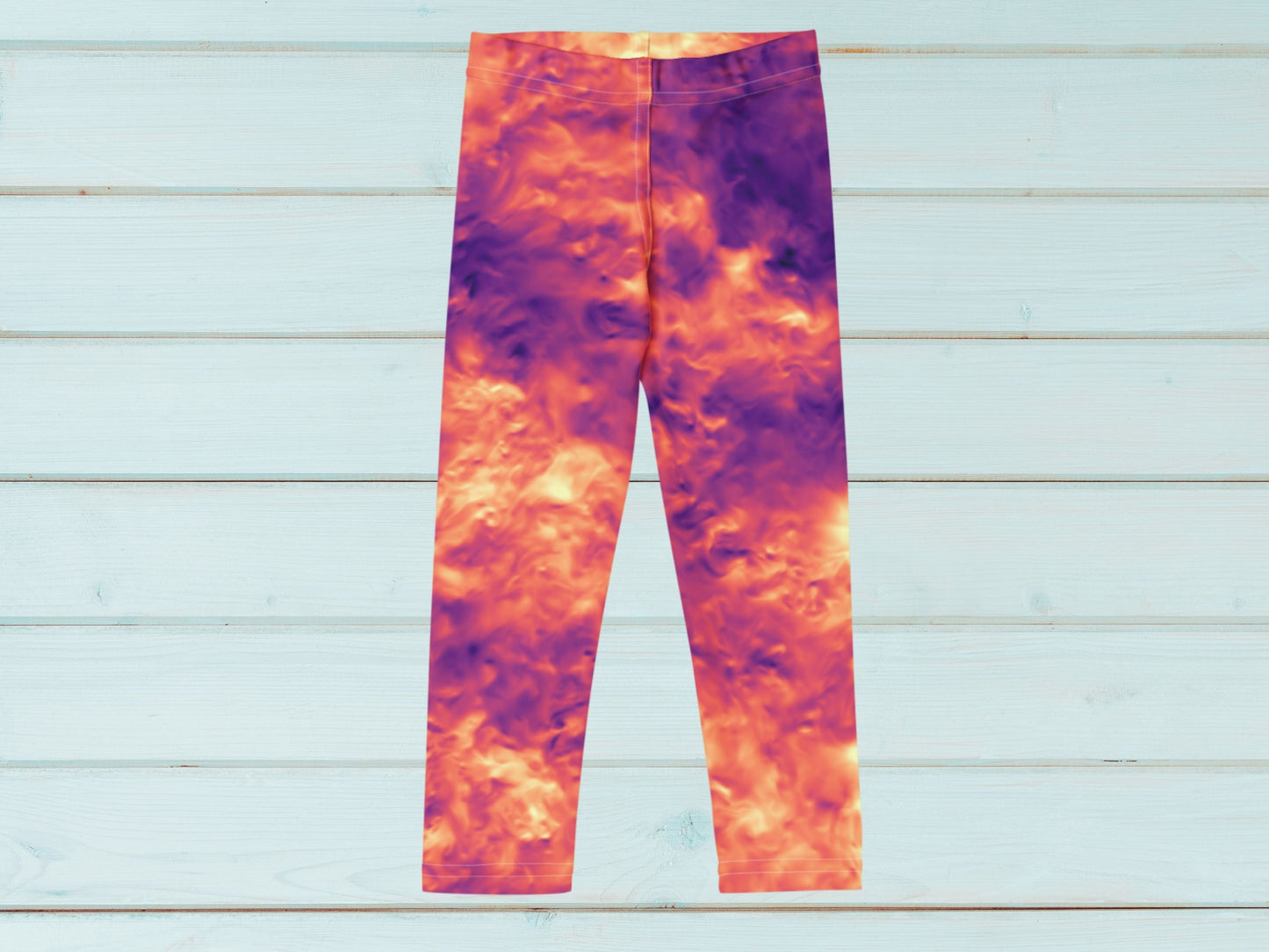 Tie Dye Magma Turbulence Toddler Leggings