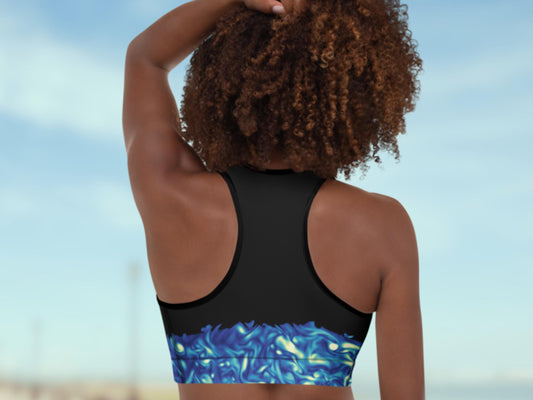Vorticity Starry Night Turbulence Padded Sports Bra
