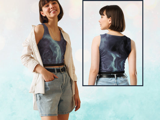 Marble Classic Turbulence Crop Top
