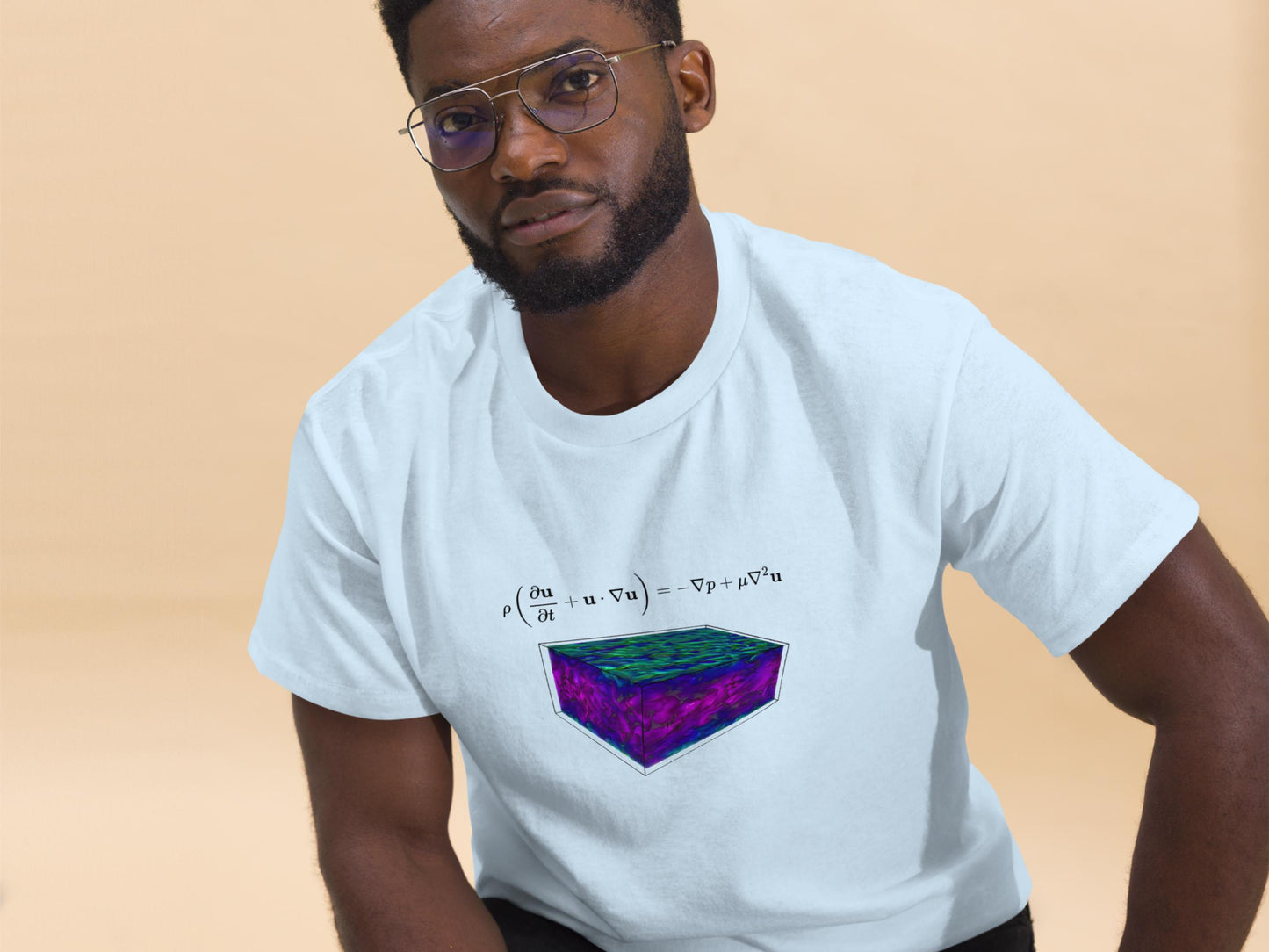 Navier-Stokes equation Mechanical Engineering Science Tee, Unisex Short-Sleeve Shirt, Geeky T-Shirt for Flow Physics Fluid Mechanics Lovers