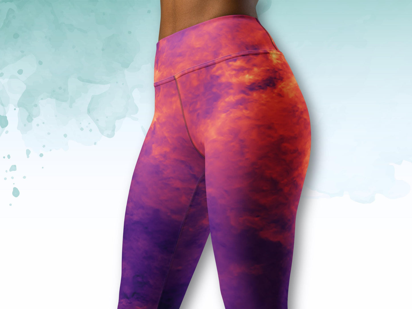 High-Waist Gradient Turbulence Workout Yoga Set