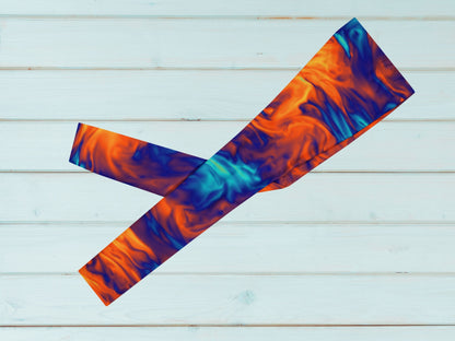 Marble Ice and Fire Turbulence Men's Leggings