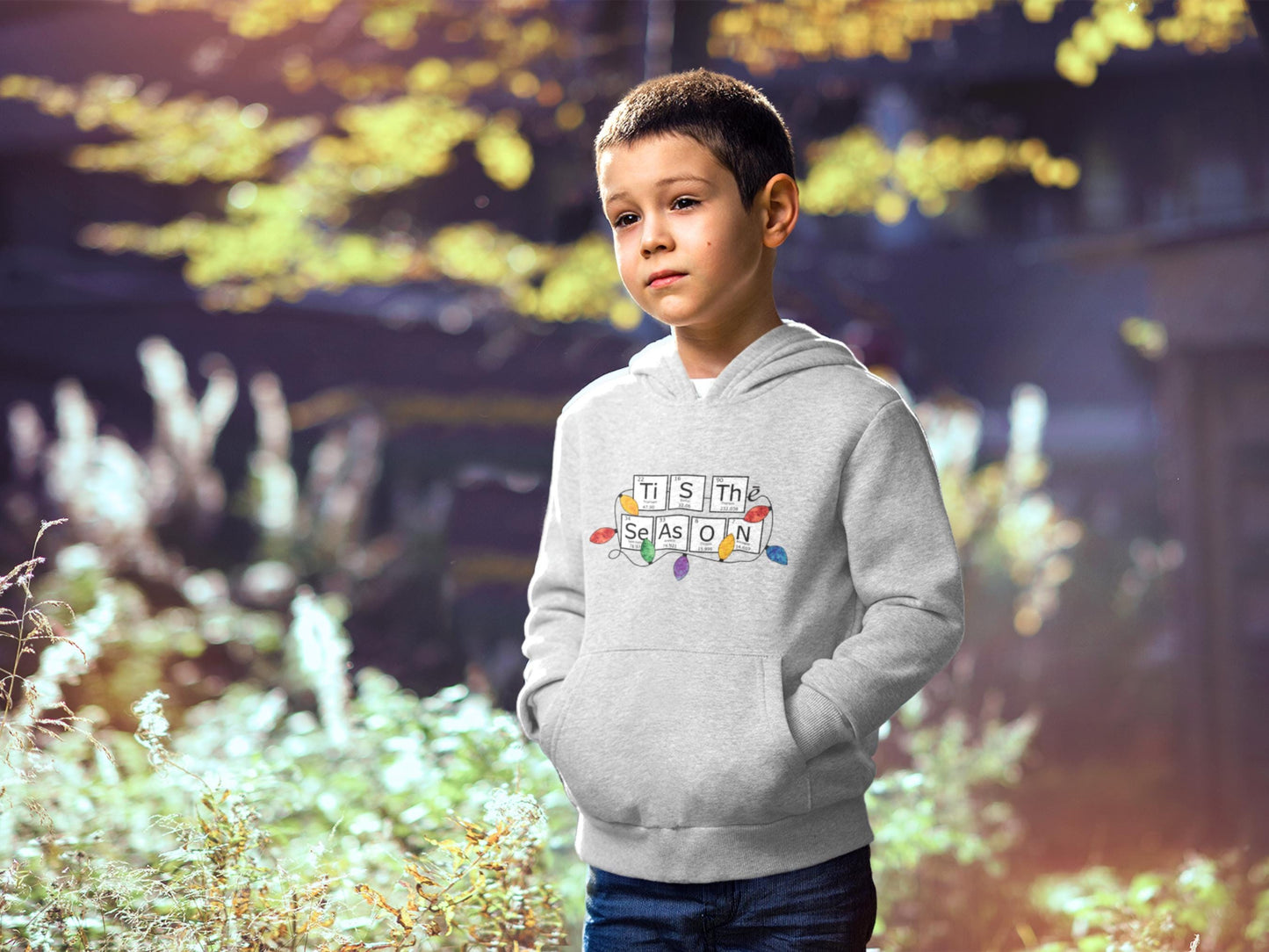 Periodic Table Holiday Sweatshirt for Kids