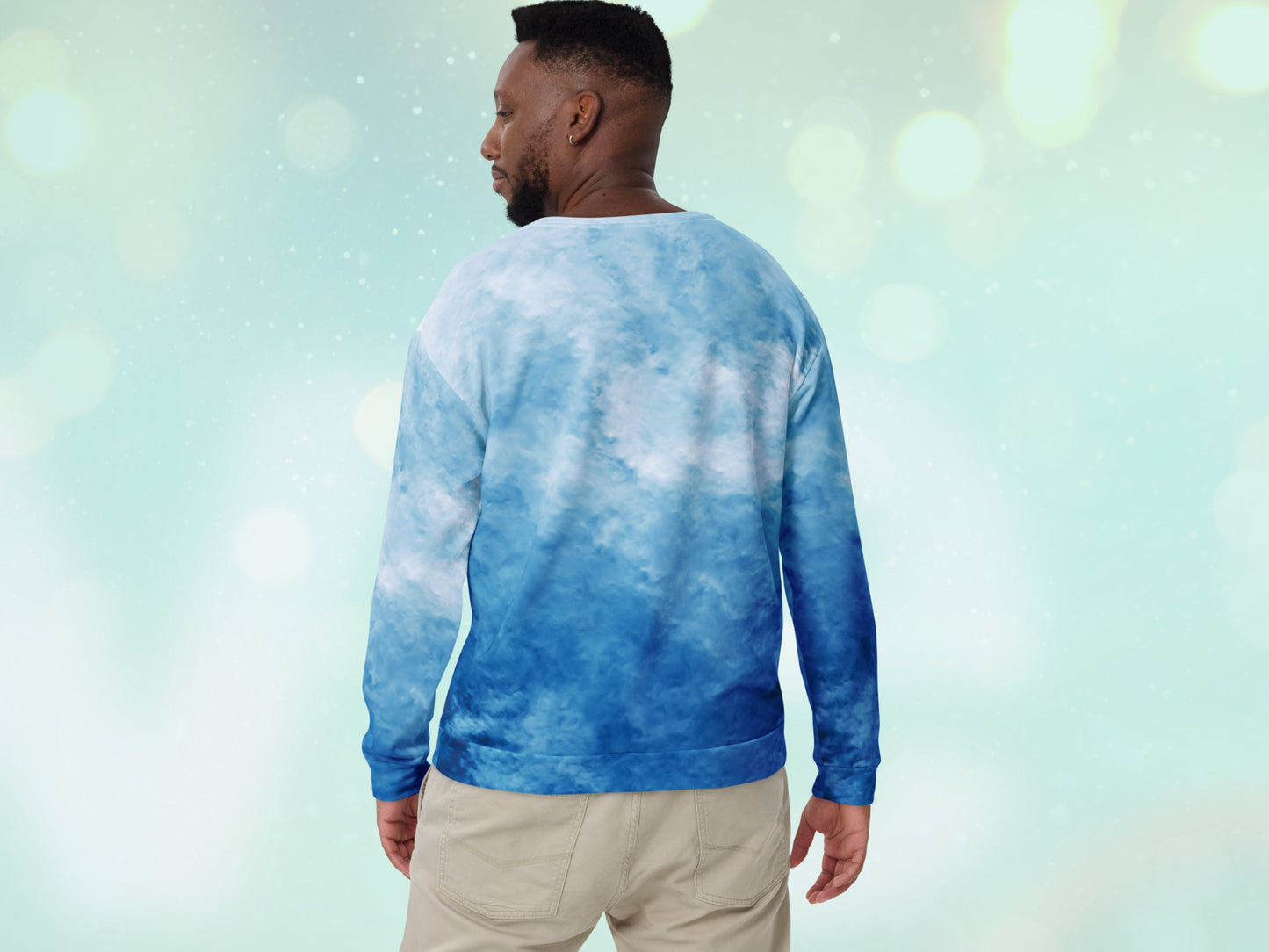 Ecofriendly Tie-Dye Turbulence Unisex Sweatshirt Pullover