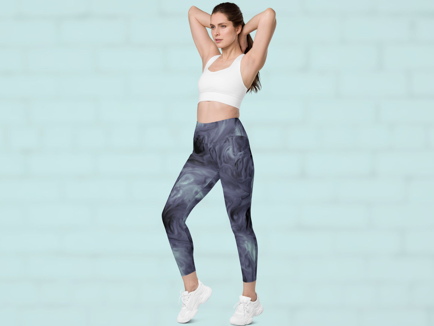 Marble Classic Turbulence Pocketed Leggings