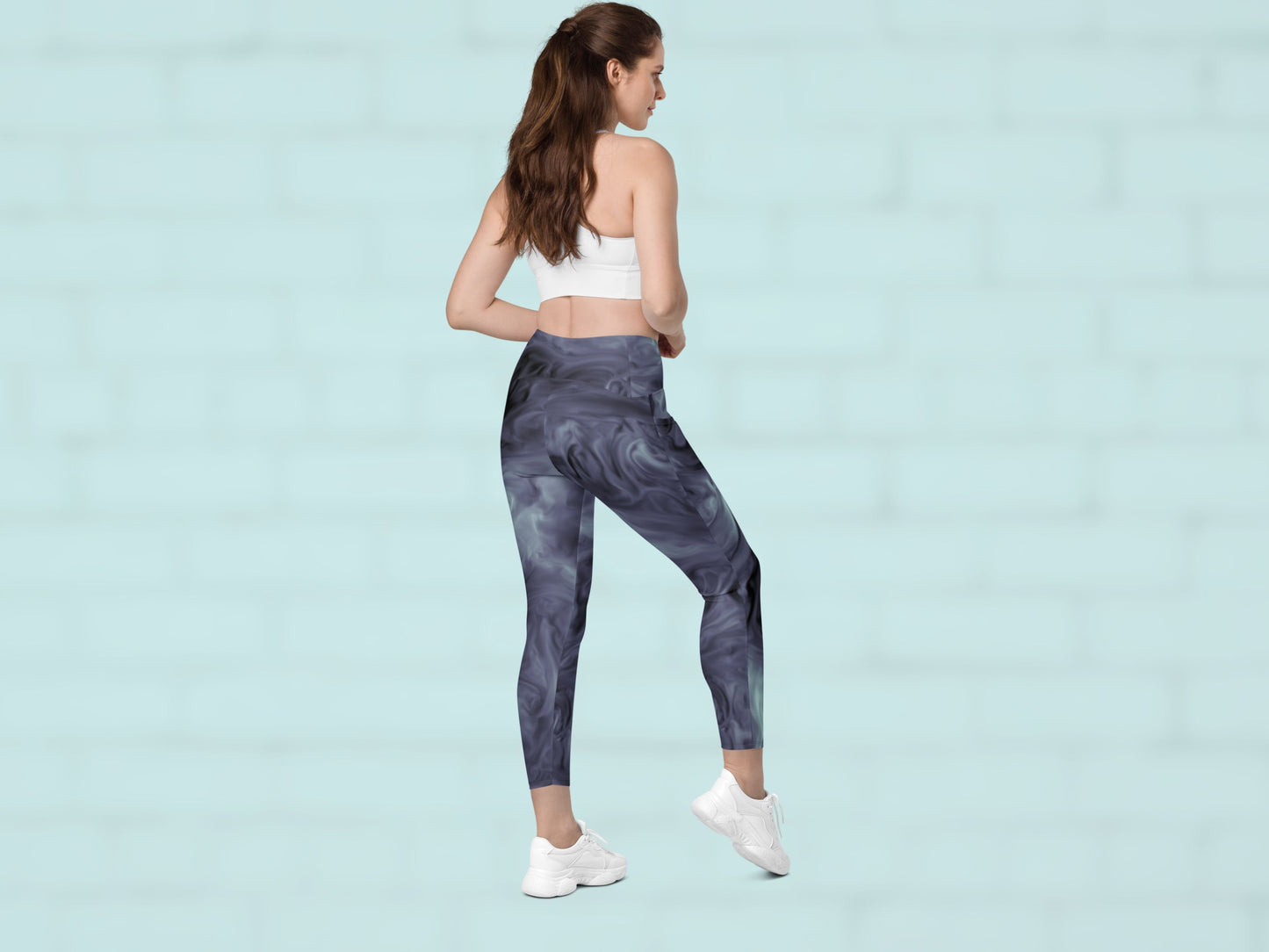 Marble Classic Turbulence Pocketed Leggings