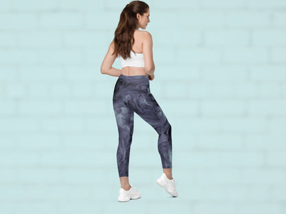 Marble Classic Turbulence Pocketed Leggings