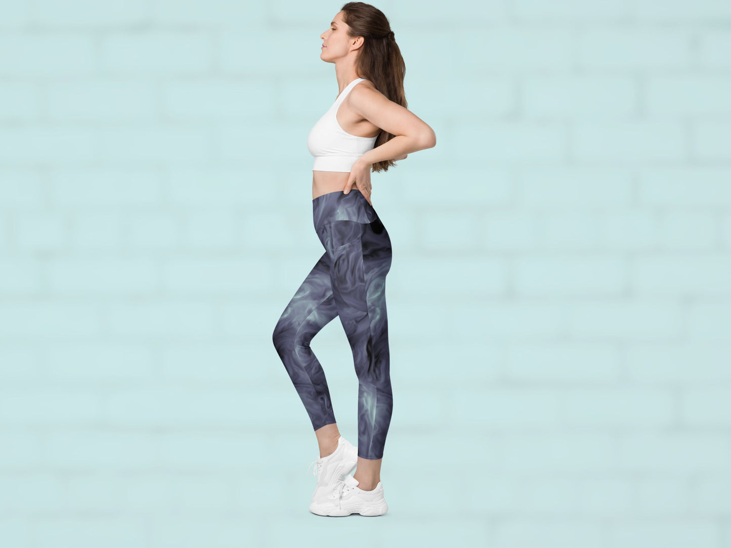 Marble Classic Turbulence Pocketed Leggings