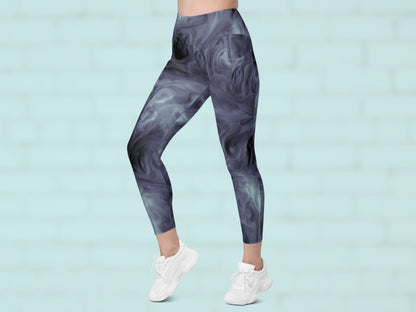 Marble Classic Turbulence Pocketed Leggings