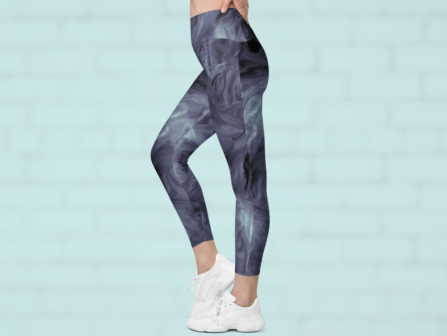 Marble Classic Turbulence Pocketed Leggings