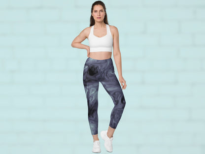 Marble Classic Turbulence Pocketed Leggings