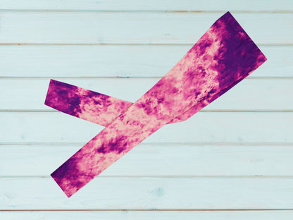 Tie Dye Rose Pink Turbulence Men's Leggings