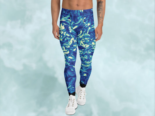 Vorticity Starry Night Turbulence Men’s Leggings