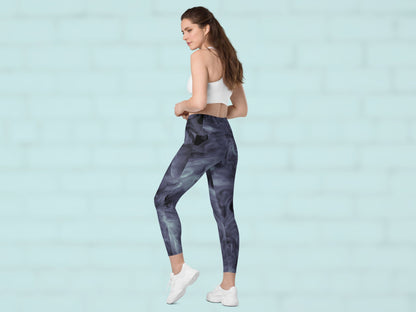 Marble Classic Turbulence Pocketed Leggings
