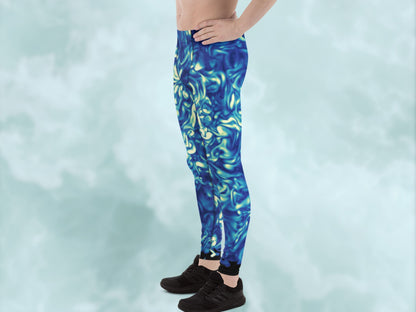 Vorticity Starry Night Turbulence Men’s Leggings