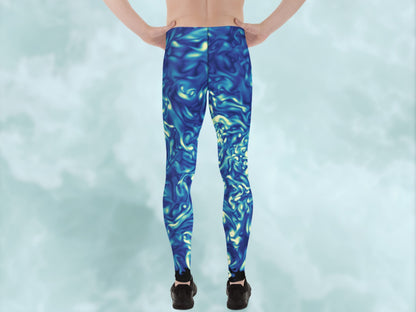 Vorticity Starry Night Turbulence Men’s Leggings