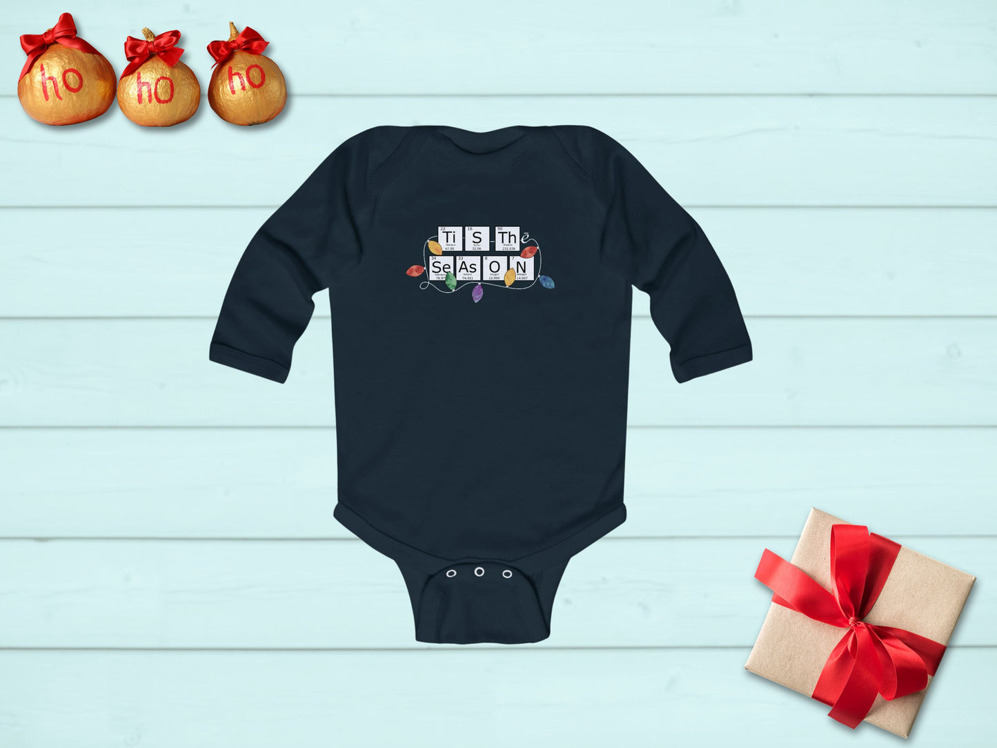 Periodic Table Family Matching Navy Holiday Sweatshirt