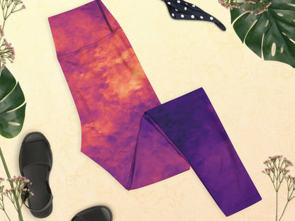 Gradient Magma Turbulence Activewear Set