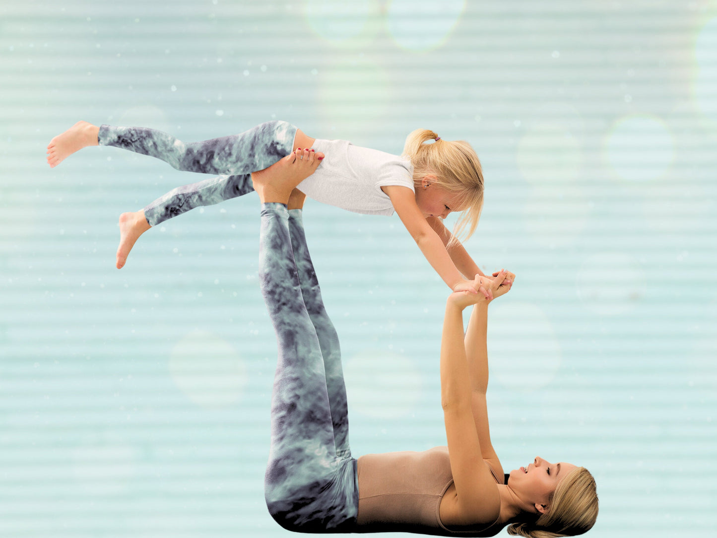 Tie-Dye Turbulence Matching Mommy and Me Leggings