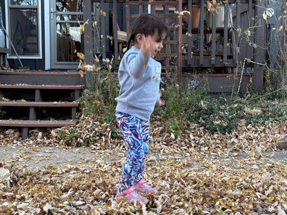 Vorticity Twilight Turbulence Kids Leggings