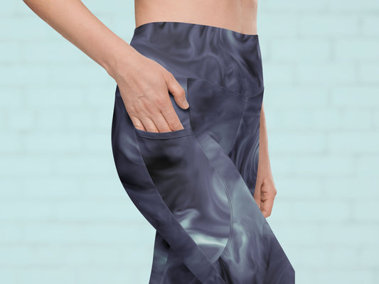 Marble Classic Turbulence Pocketed Leggings