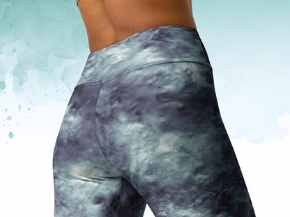 Turbulence Tie-Dye Yoga Set, High-Waist Leggings and Sports Bra