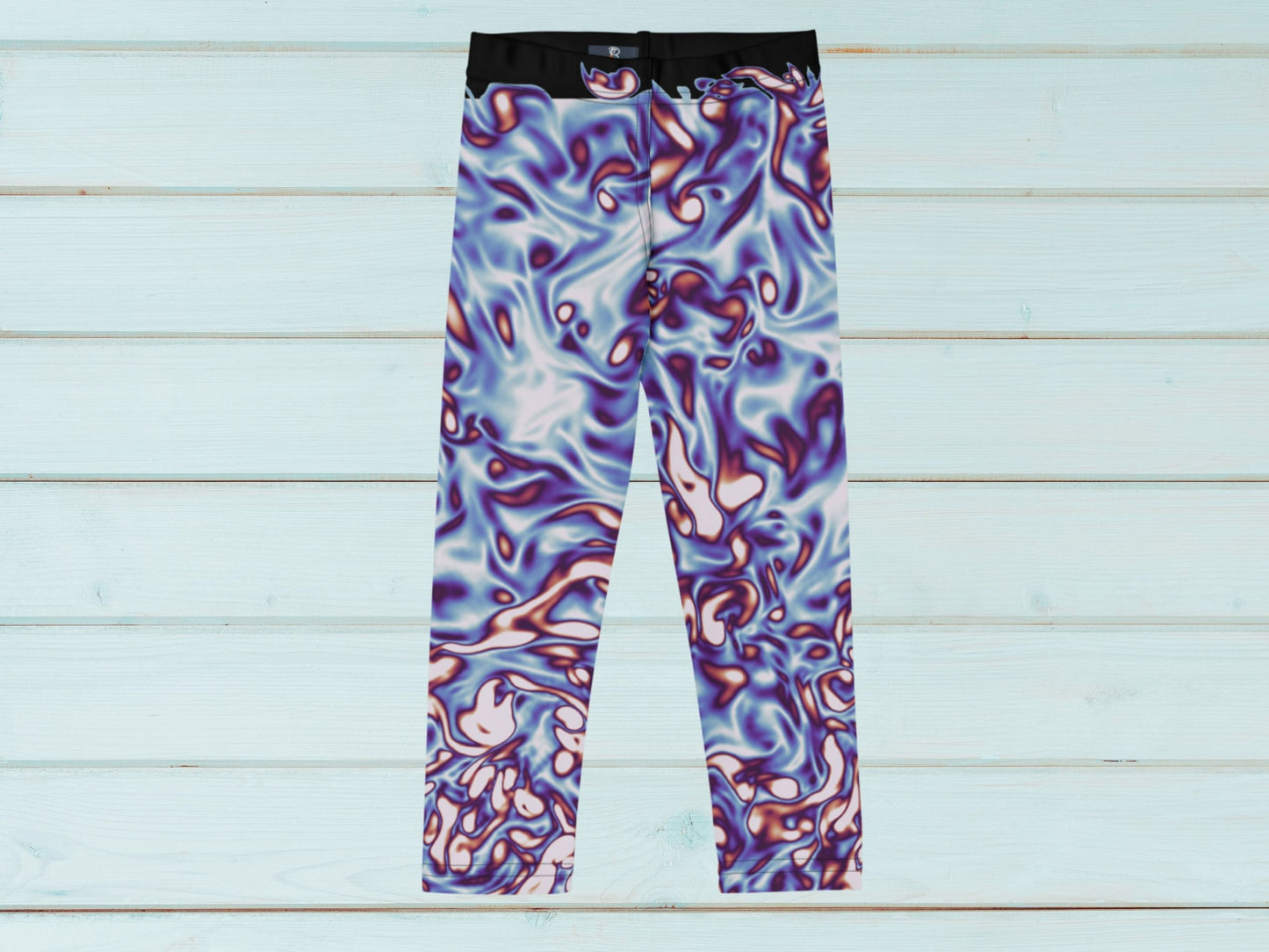 Vorticity Twilight Turbulence Kids Leggings