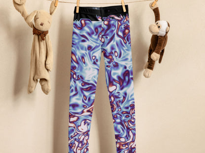 Vorticity Twilight Turbulence Kids Leggings
