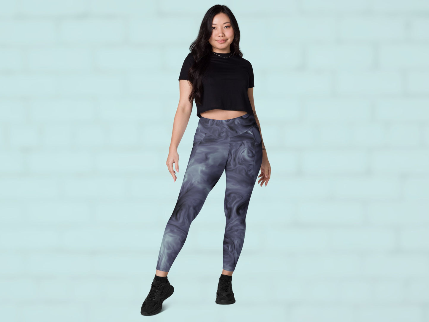 Marble Classic Turbulence Pocketed Leggings