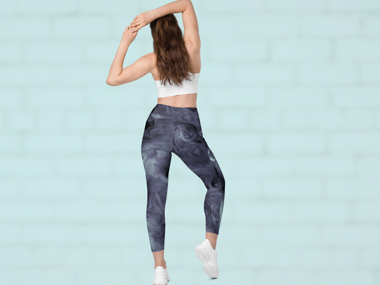 Marble Classic Turbulence Pocketed Leggings