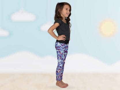 Vorticity Twilight Turbulence Kids Leggings