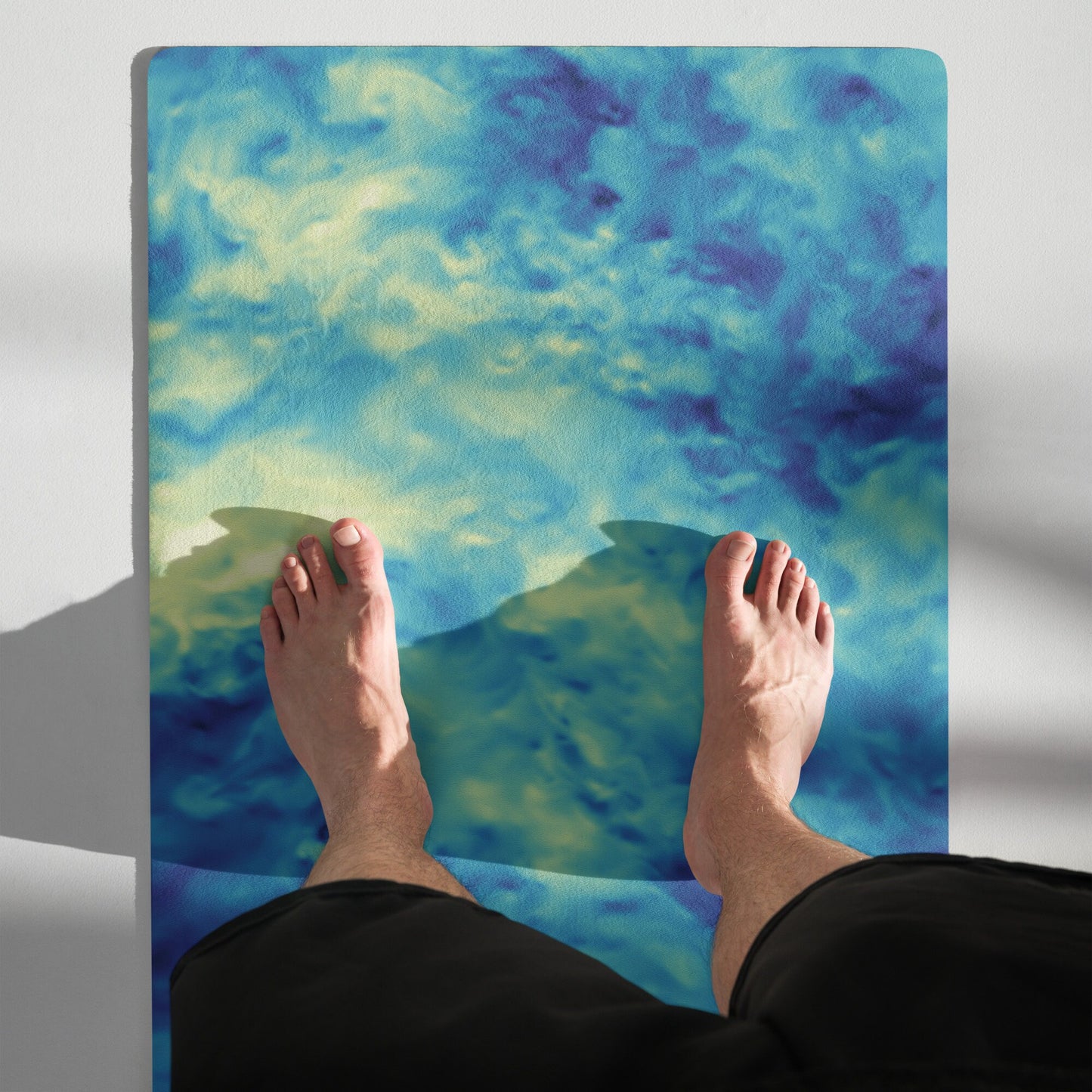 Customizable Antislip Turbulence Tie-Dye Exercise Yoga Mat