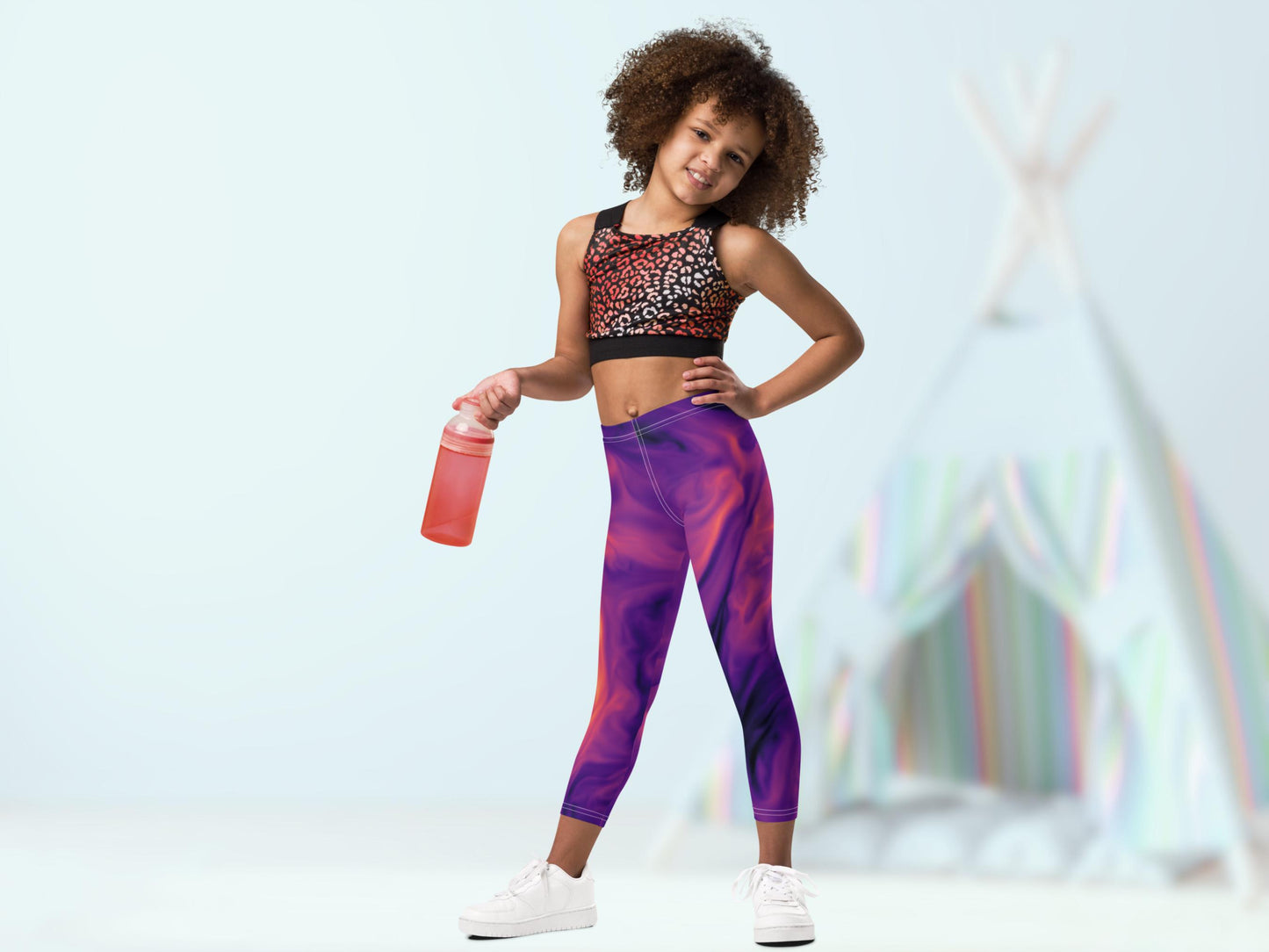 Science Turbulence Tie-Dye Kids Leggings