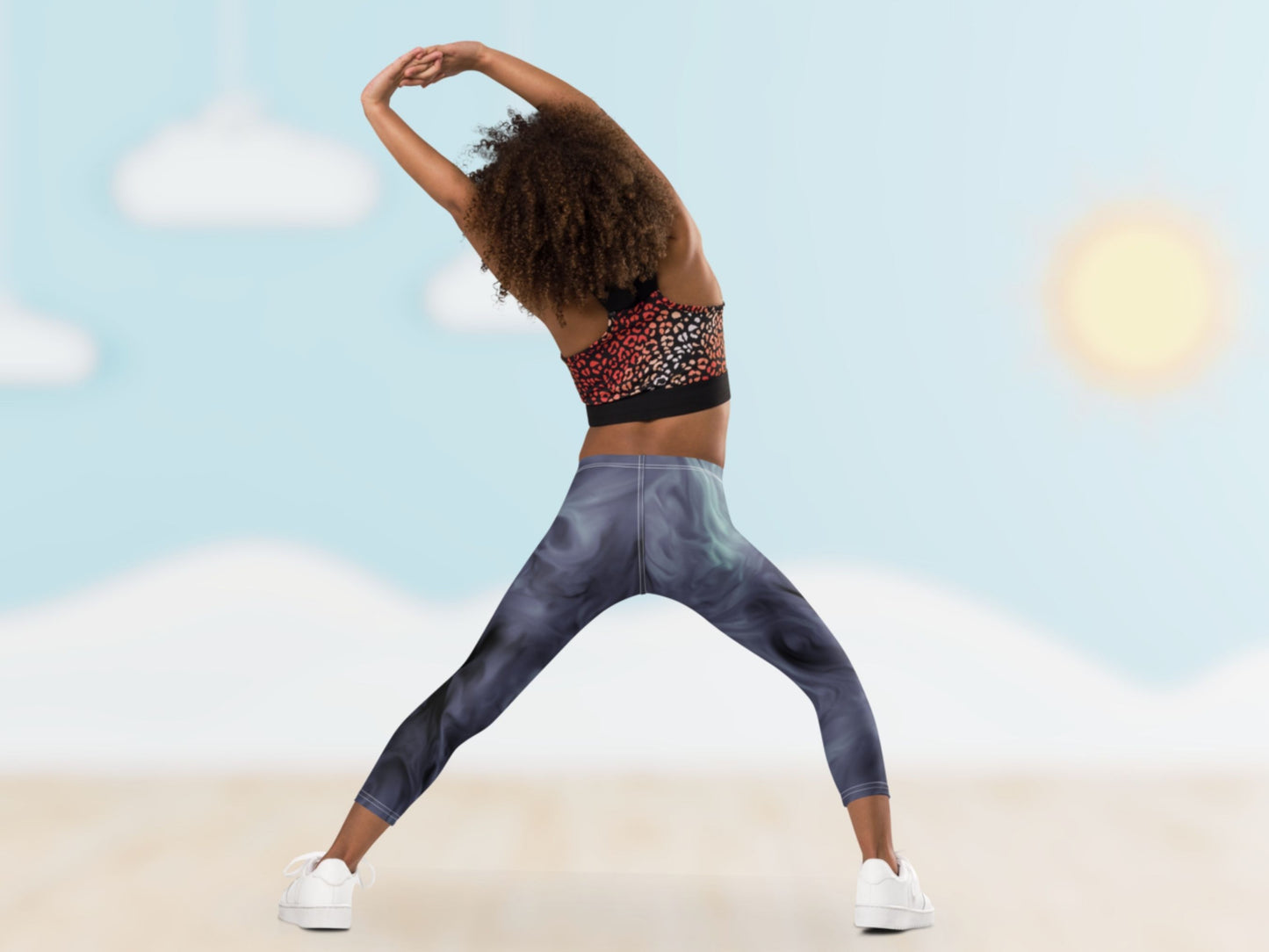 Marble Classic Turbulence  Kids Leggings