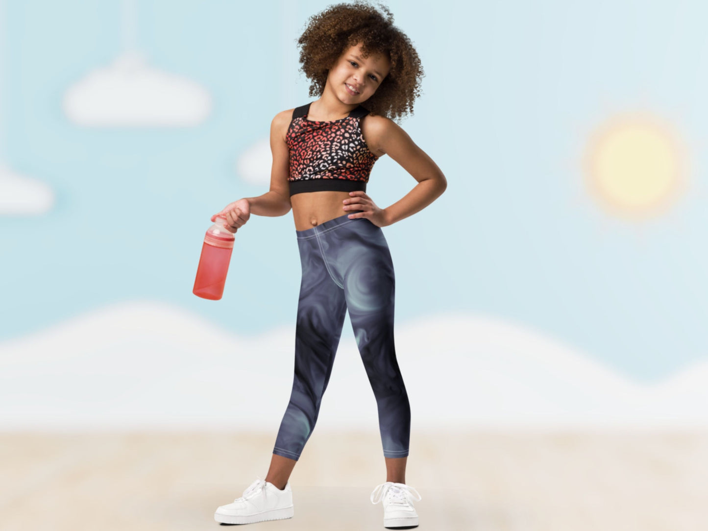 Marble Classic Turbulence  Kids Leggings