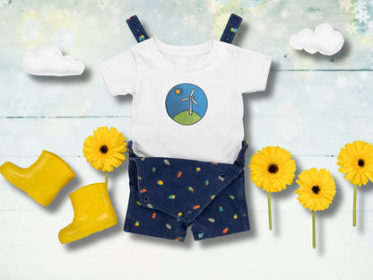 Wind Turbine Infant Tee