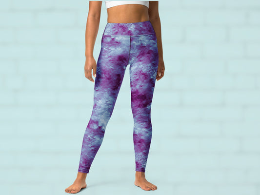 Tie Dye Galaxy Turbulence High Waisted Leggings