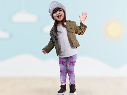 Tie Dye Galaxy Turbulence Toddler Leggings