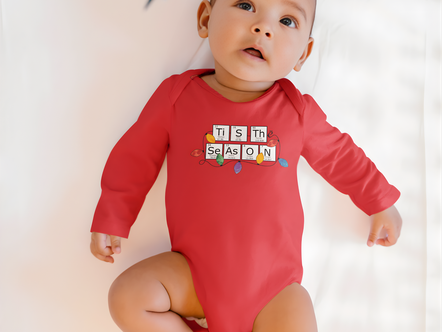 Periodic Table Family Matching Red Holiday Sweatshirt