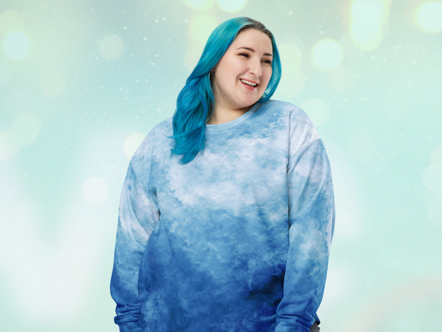 Ecofriendly Tie-Dye Turbulence Unisex Sweatshirt Pullover