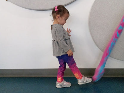 Gradient Magma Turbulence Kids Leggings