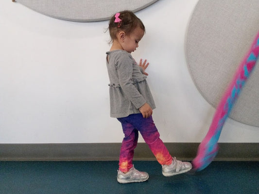 Gradient Magma Turbulence Kids Leggings