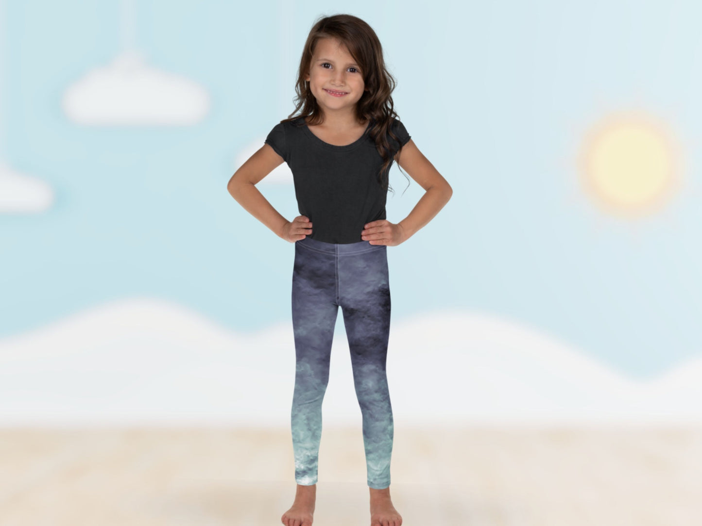 Gradient Classic Turbulence Kids Leggings