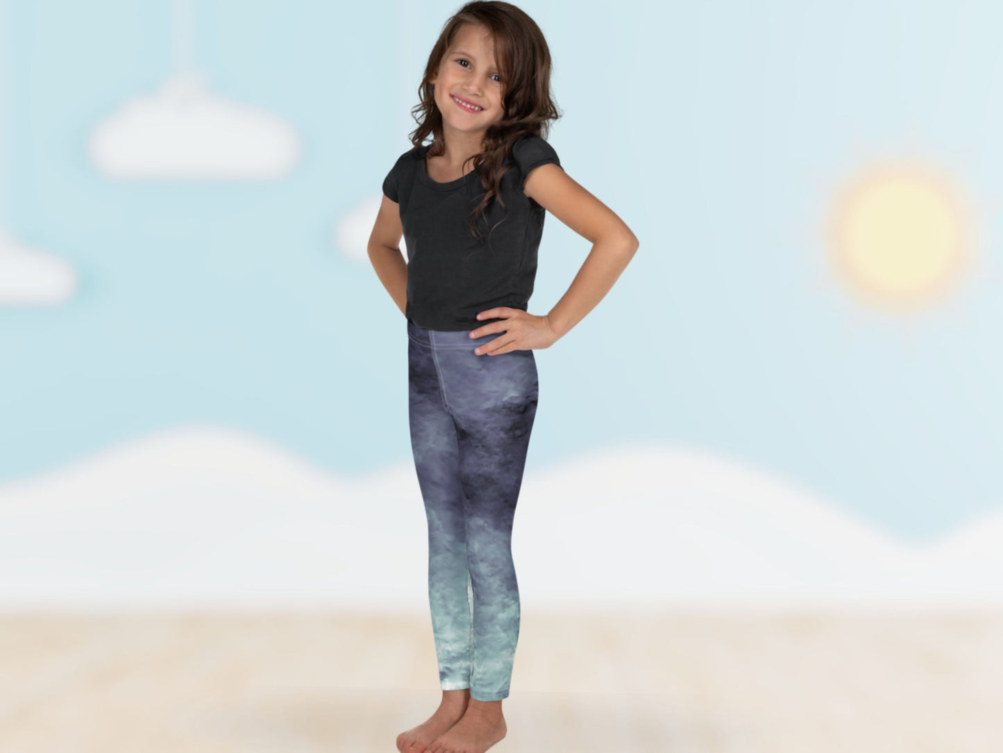 Gradient Classic Turbulence Kids Leggings