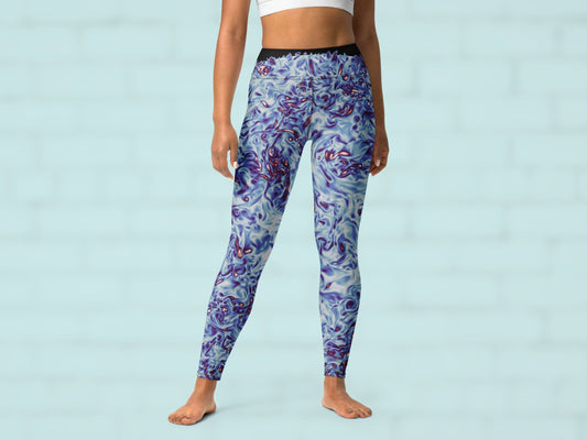 Vorticity Twilight Turbulence High Waisted Leggings