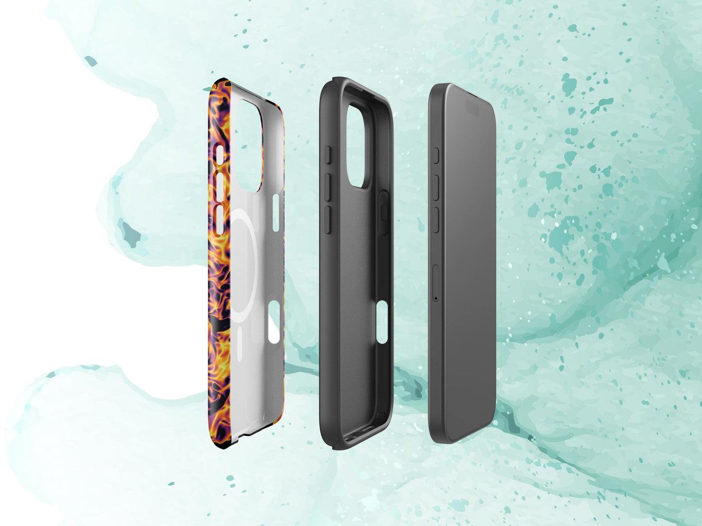 Induction Compatible Turbulence Magsafe iPhone Case for iPhone Pro, Pro Max, Pro Plus, air