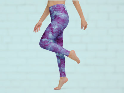 Tie Dye Galaxy Turbulence High Waisted Leggings