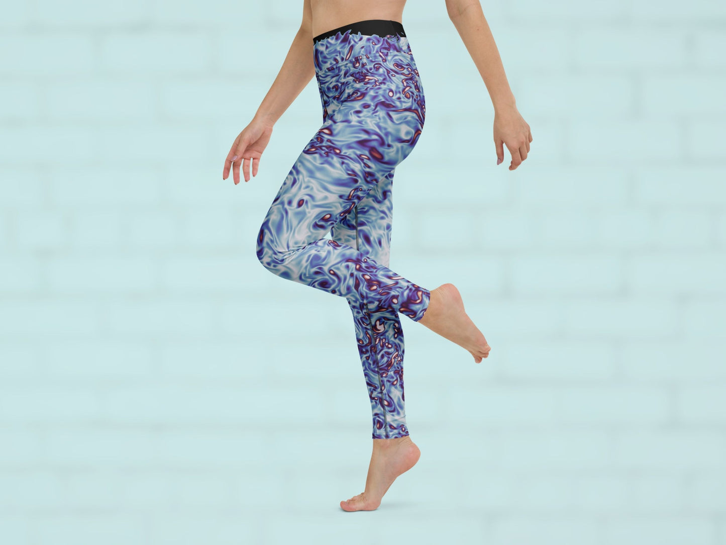 Vorticity Twilight Turbulence High Waisted Leggings