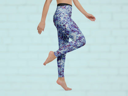 Vorticity Twilight Turbulence High Waisted Leggings